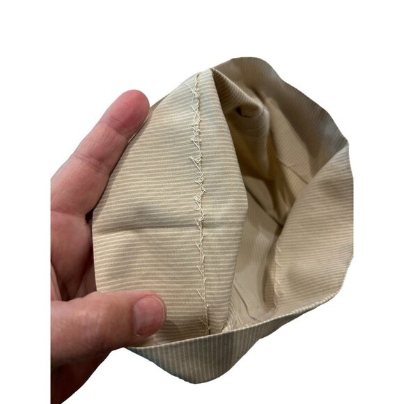 Banana Republic Pants Mens 36x27 Flat Front Tan Striped Lightweight Cotton Chino - Picture 11 of 12